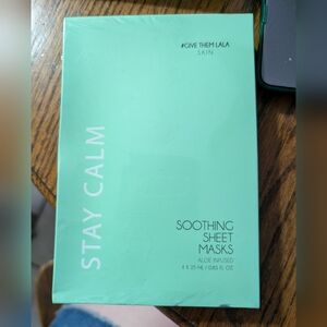 #Give them LaLa Skin Stay Calm Sheet Masks .85fl.oz. 25mL x4